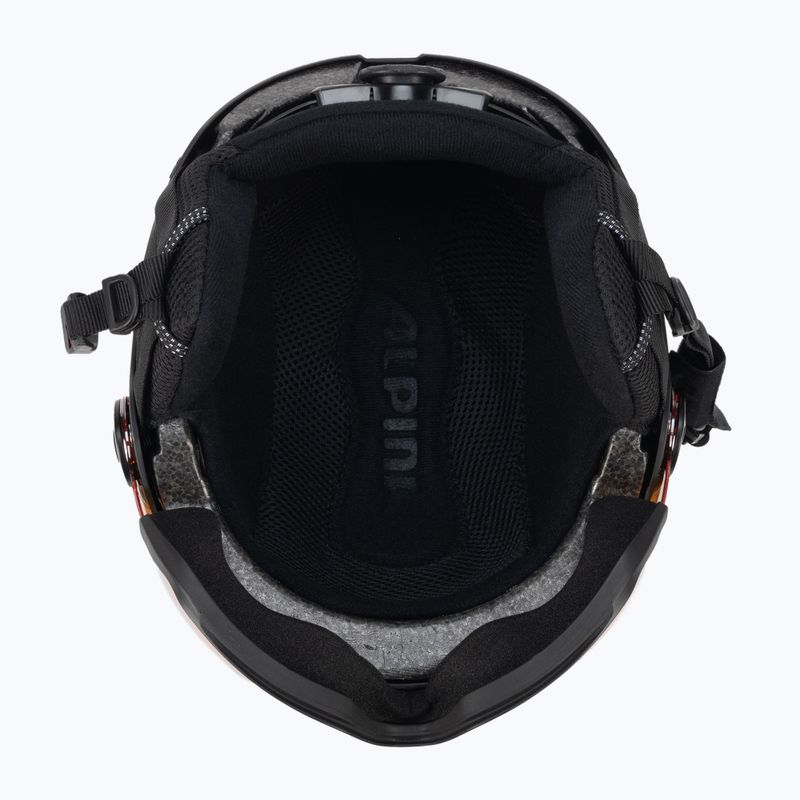 Casco da sci Alpina Arber Visor Q Lite nero opaco 5