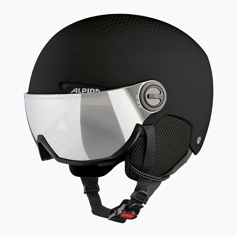 Casco da sci Alpina Arber Visor Q Lite nero opaco 9