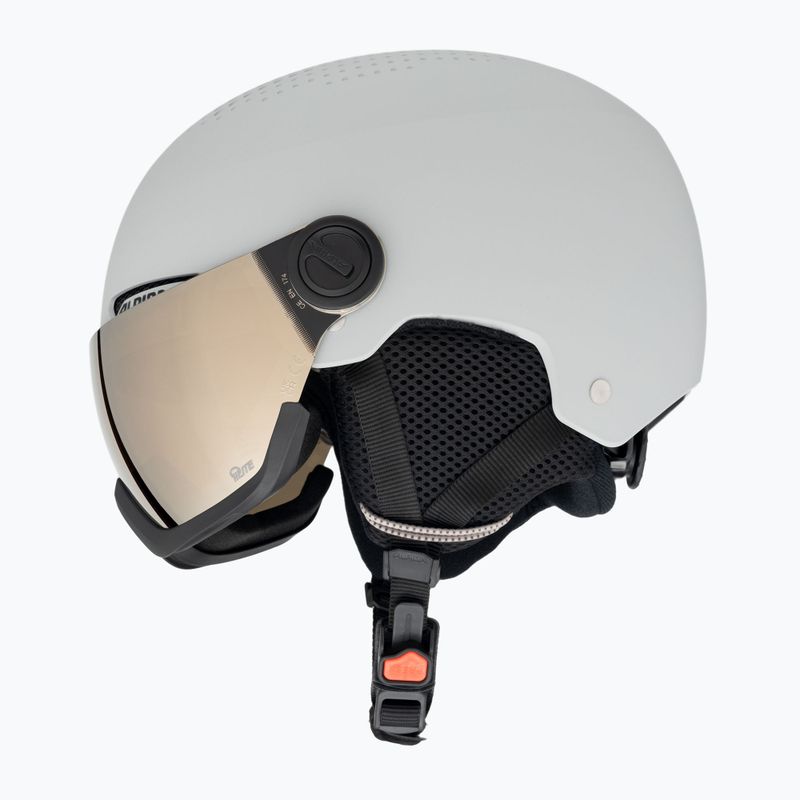 Casco da sci Alpina Arber Visor Q Lite grigio opaco 5