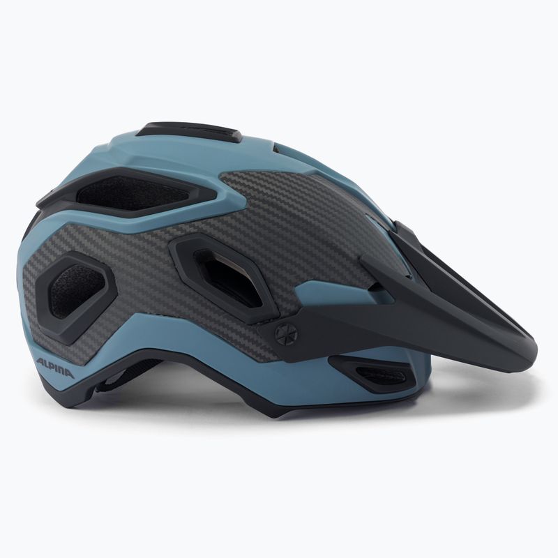 Casco da bici Alpina Rootage blu sporco opaco 3