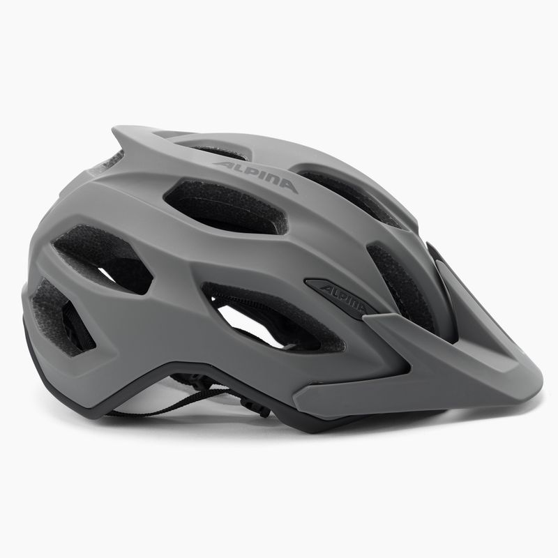 Casco da bici Alpina Carapax 2.0 caffè/grigio opaco 3