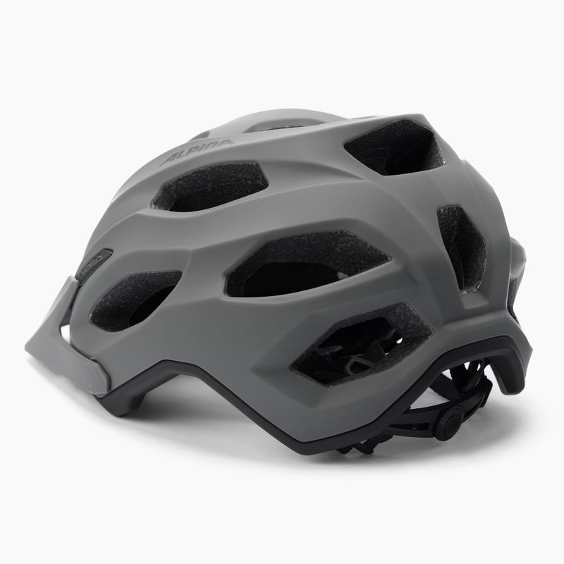 Casco da bici Alpina Carapax 2.0 caffè/grigio opaco 4