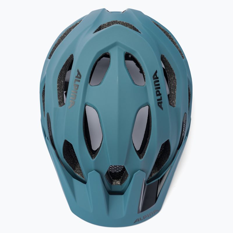 Casco da bici Alpina Carapax 2.0 dirt blu opaco 6