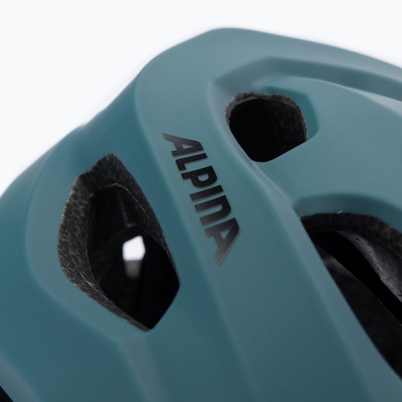Casco da bici Alpina Carapax 2.0 dirt blu opaco 7