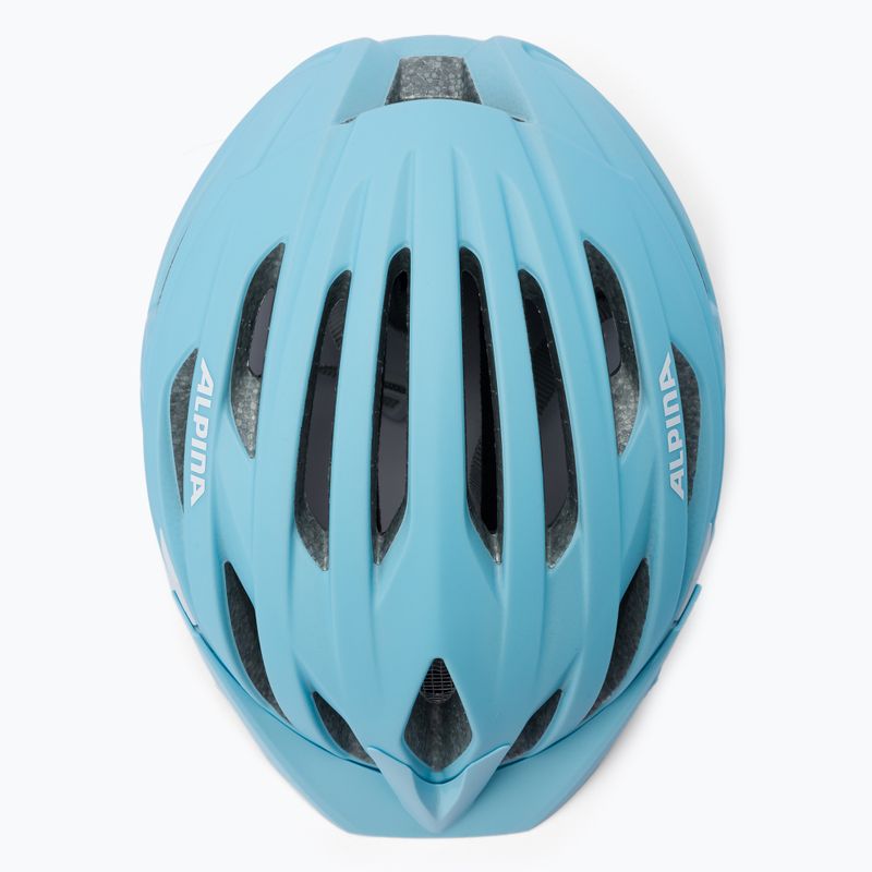 Casco da bici Alpina Parana blu pastello opaco 6