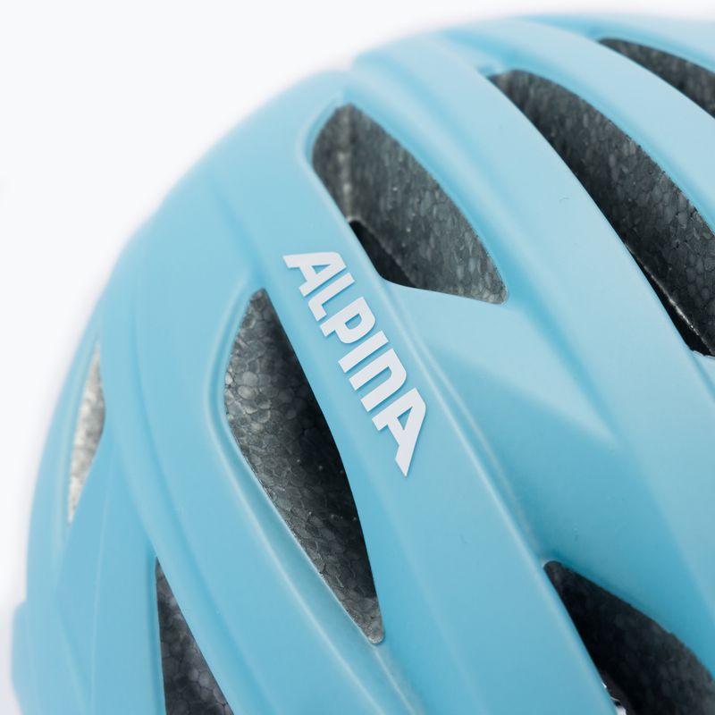 Casco da bici Alpina Parana blu pastello opaco 7