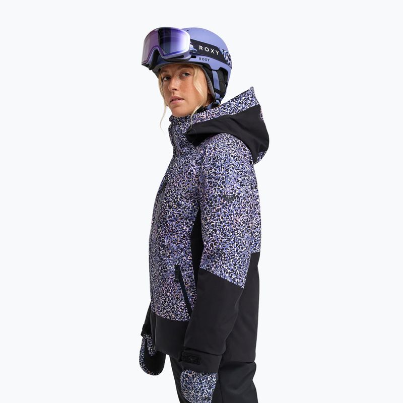 Giacca da snowboard da donna ROXY 20K Ice Haven twilight purple wildin out 4
