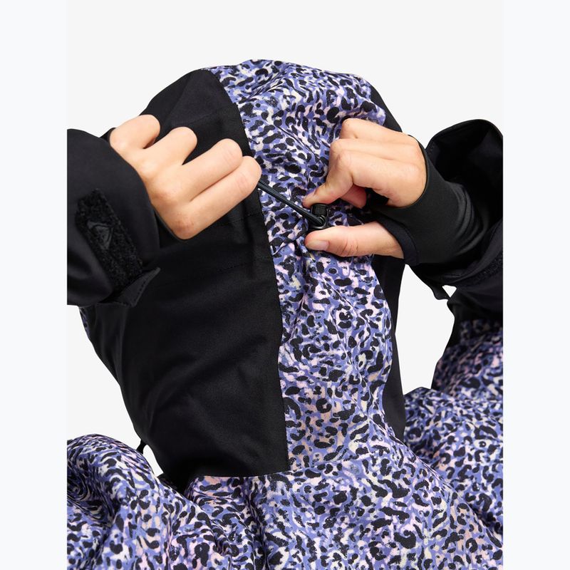 Giacca da snowboard da donna ROXY 20K Ice Haven twilight purple wildin out 9