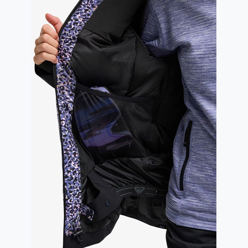 Giacca da snowboard da donna ROXY 20K Ice Haven twilight purple wildin out 11