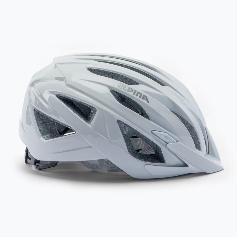 Casco da bici Alpina Parana bianco lucido 3