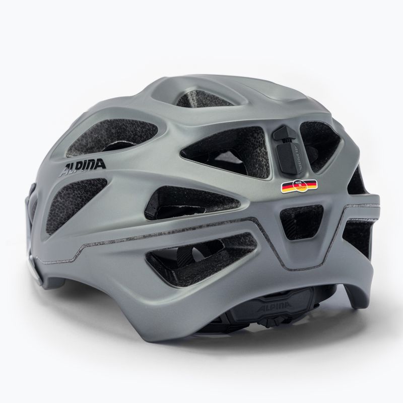 Casco da bici Alpina Mythos 3.0 L.E. argento scuro opaco 4