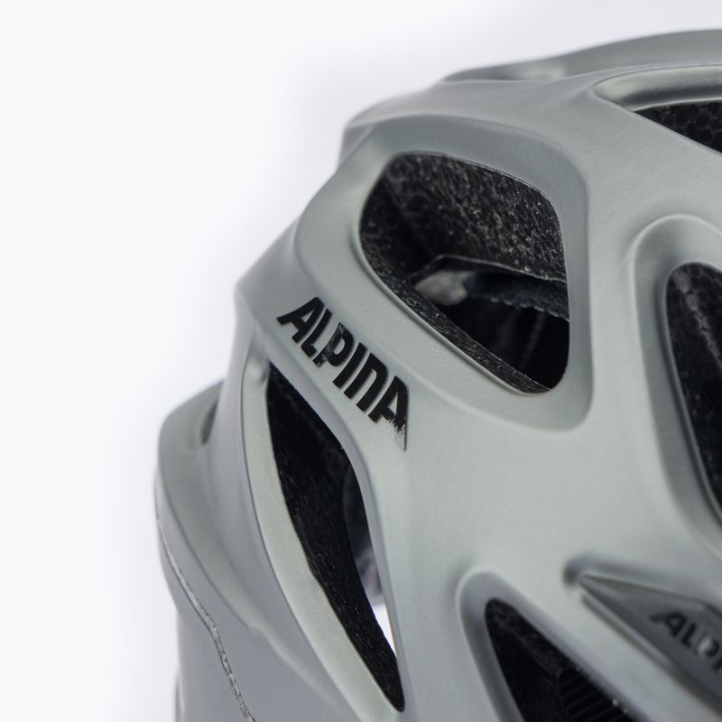 Casco da bici Alpina Mythos 3.0 L.E. argento scuro opaco 7