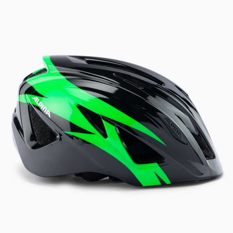 Casco da bici Alpina Pico per bambini nero/verde lucido 3