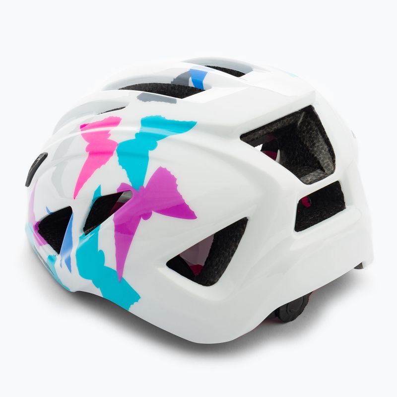 Casco da bici per bambini Alpina Pico bianco perla farfalle lucide 4