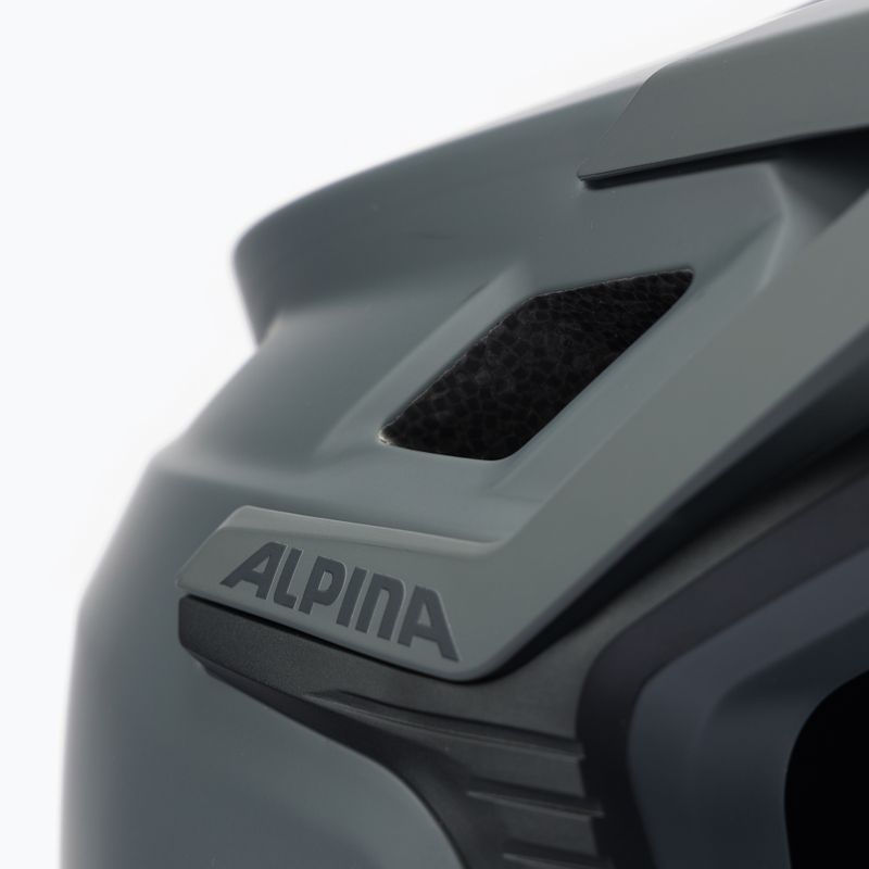 Casco da bici Alpina Roca caffè/grigio opaco 7