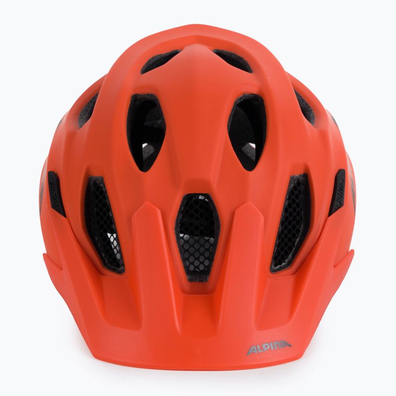 Casco da bici Alpina per bambini Carapax arancio zucca opaco 2