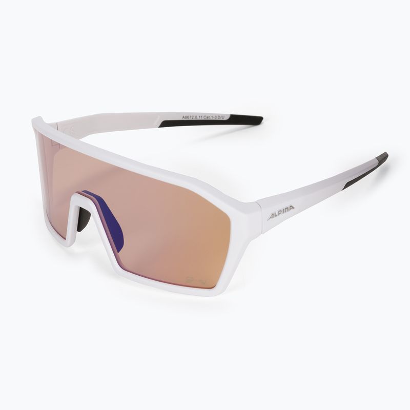 Occhiali da sole Alpina Ram Q-Lite V bianco opaco/blu specchiato 5