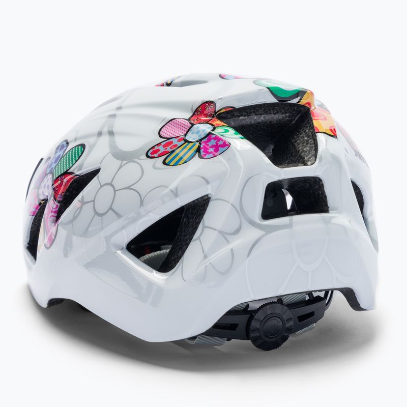 Casco da bici per bambini Alpina Pico bianco perla/fiore lucido 4