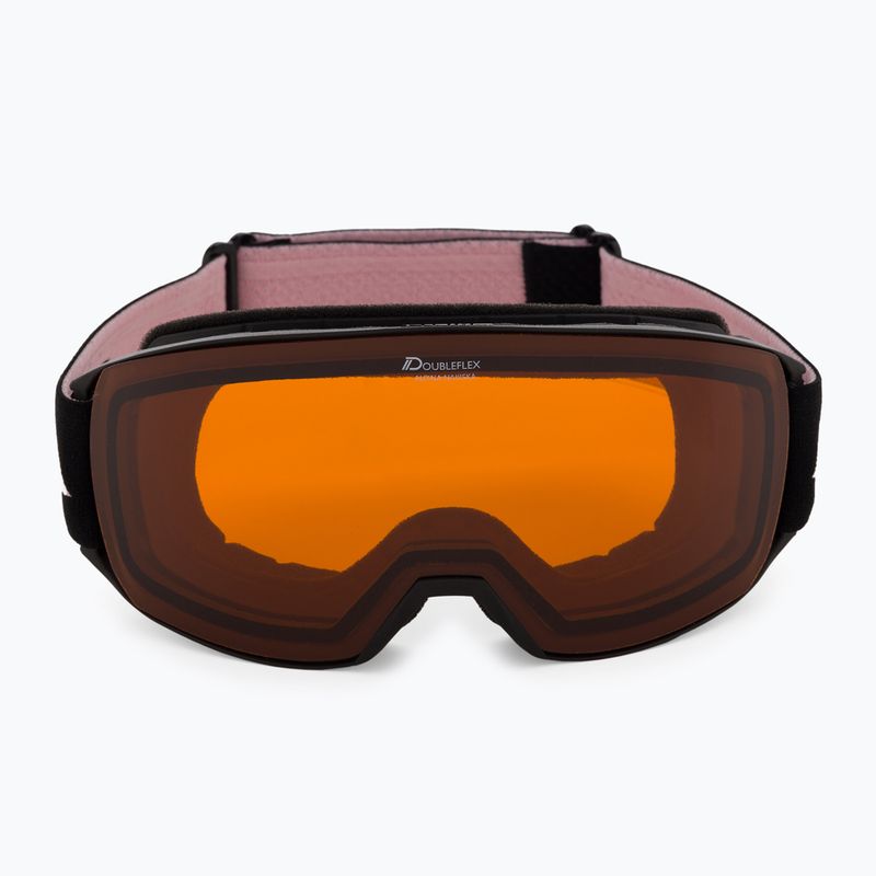 Occhiali da sci Alpina Nakiska nero/rosa opaco/arancio 2