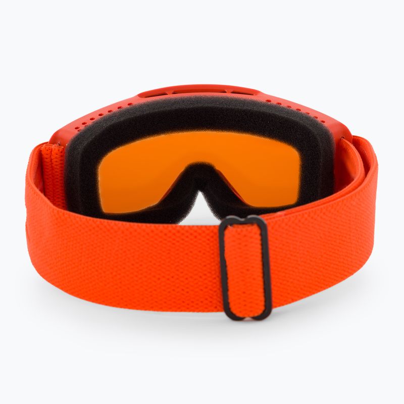 Occhiali da sci Alpina Piney zucca opaca/arancio per bambini 3