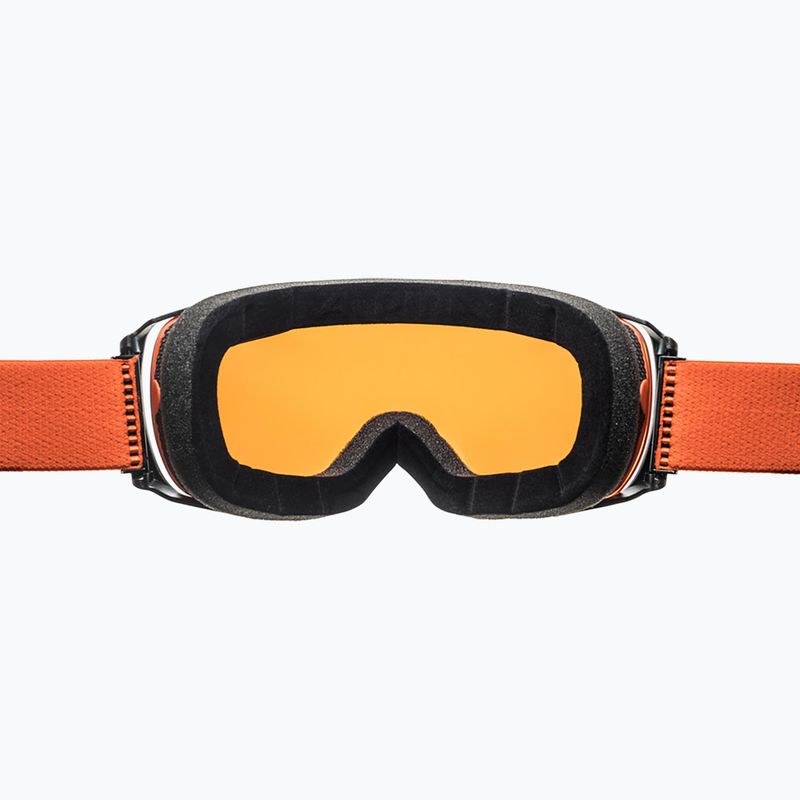 Occhiali da sci Alpina Granby Q-Lite nero/zucca opaca/oro sph 8
