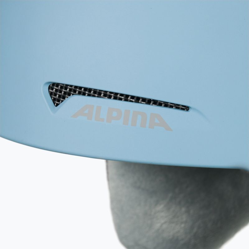 Casco da sci Alpina per bambini Zupo skyblue opaco 7