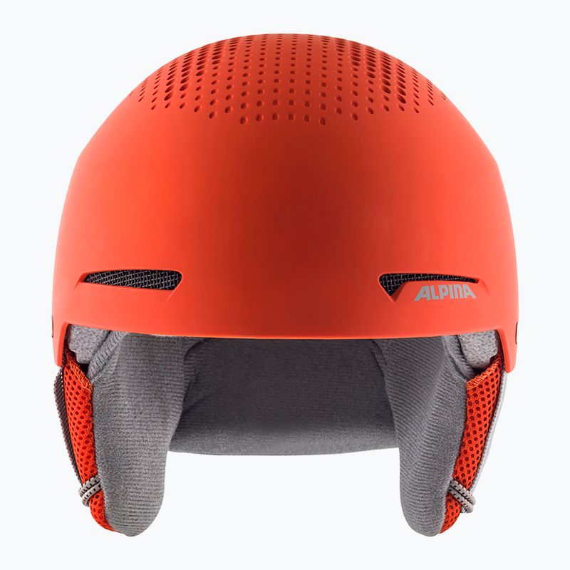 Casco da sci per bambini Alpina Zupo zucca/arancio opaco 10