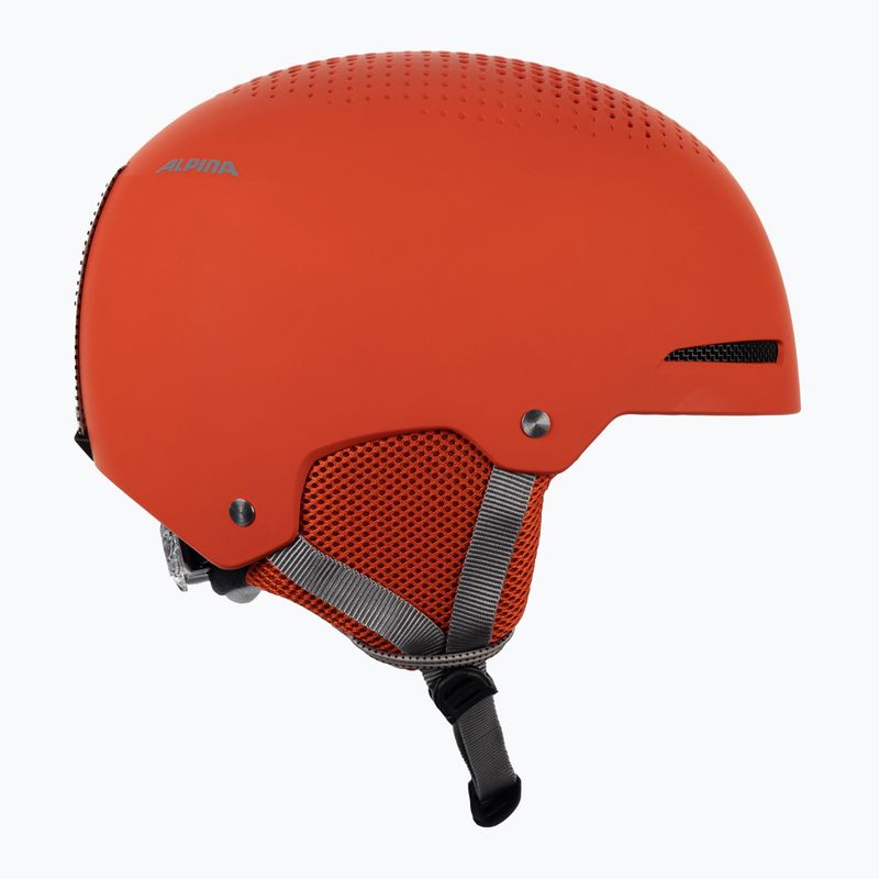 Casco da sci per bambini Alpina Zupo zucca/arancio opaco 4