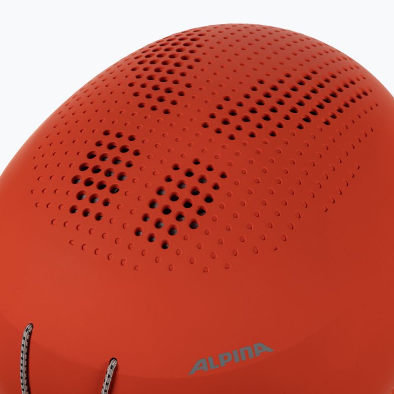 Casco da sci per bambini Alpina Zupo zucca/arancio opaco 8