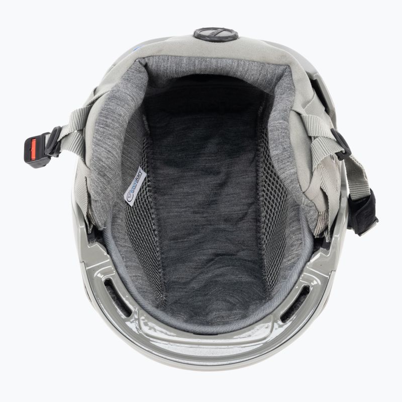 Casco da sci Alpina Gems moon/grigio opaco 5