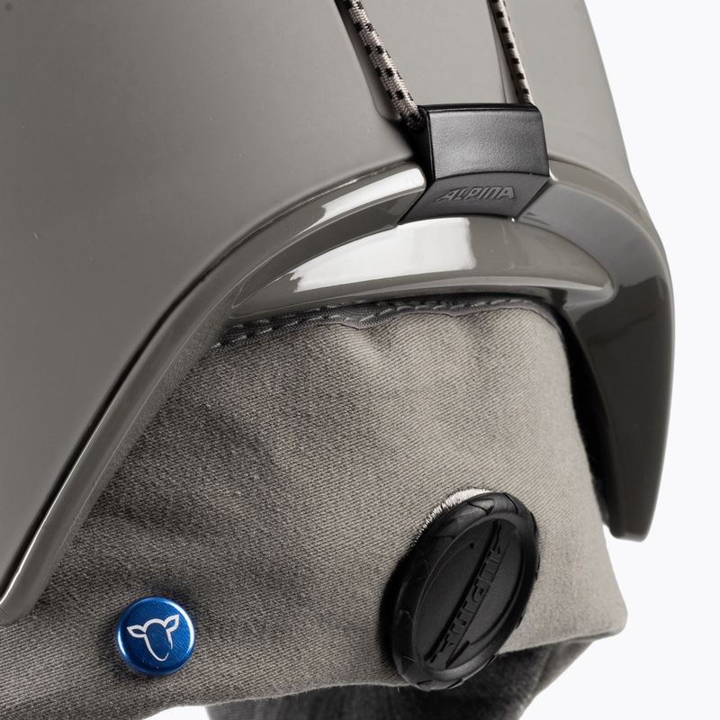 Casco da sci Alpina Gems moon/grigio opaco 8