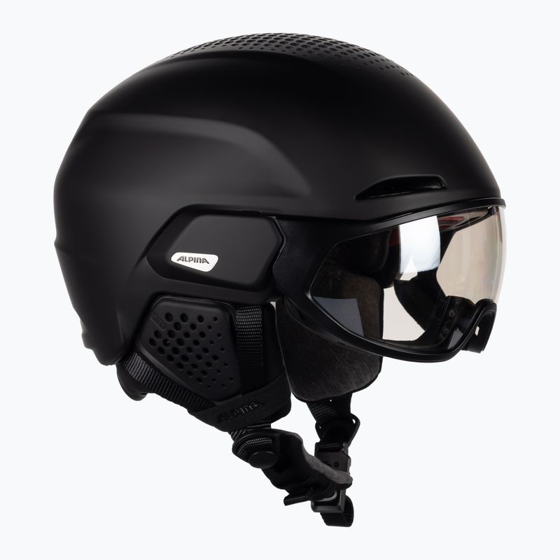 Casco da sci Alpina Alto V nero opaco