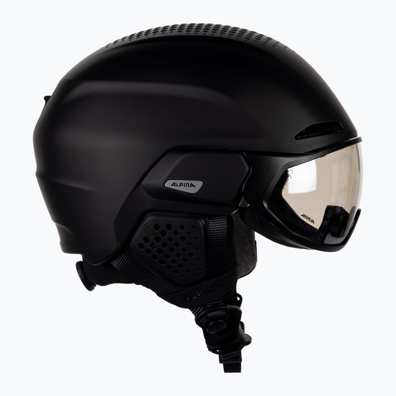 Casco da sci Alpina Alto V nero opaco 4