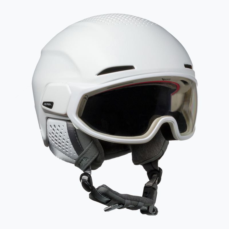 Casco da sci Alpina Alto V bianco opaco