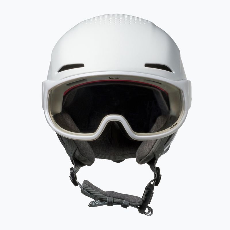 Casco da sci Alpina Alto V bianco opaco 2