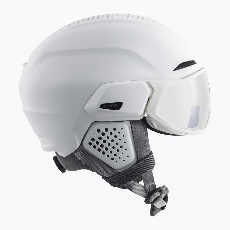 Casco da sci Alpina Alto V bianco opaco 13