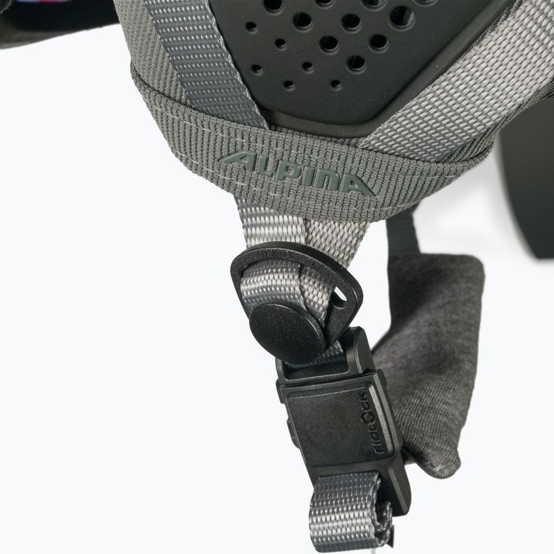 Casco da sci Alpina Alto QV canna di fucile opaco 8