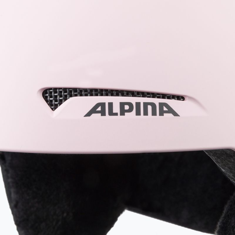 Casco da sci Alpina Arber rosa opaco 7