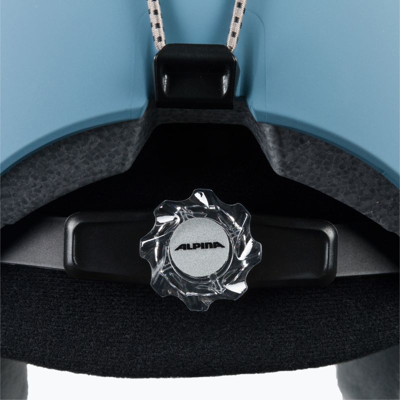 Casco da sci Alpina Arber azzurro opaco 6