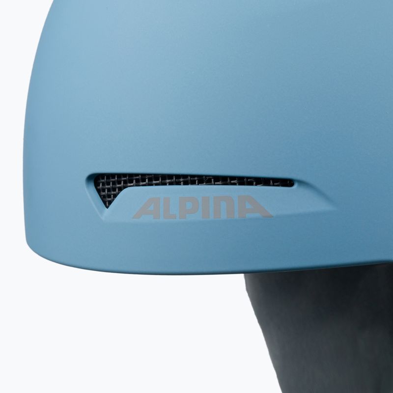 Casco da sci Alpina Arber azzurro opaco 7