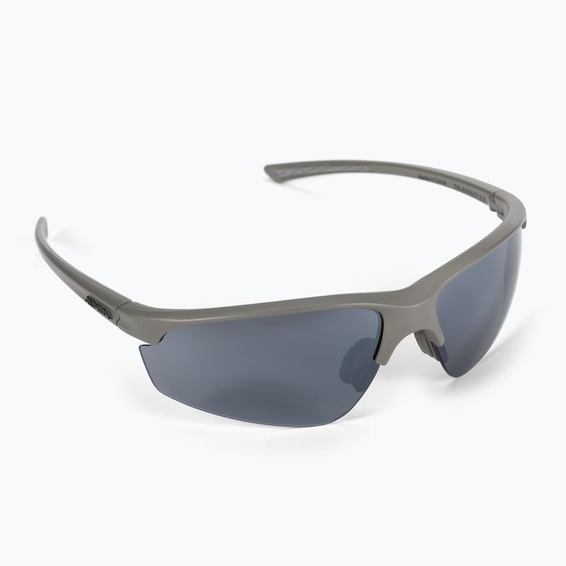 Occhiali da sole Alpina Tri-Effect 2.0 grigio luna opaco/nero specchiato/chiaro/arancione specchiato