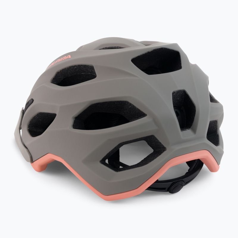 Casco da bici Alpina Carapax 2.0 grigio luna pesca opaco 4
