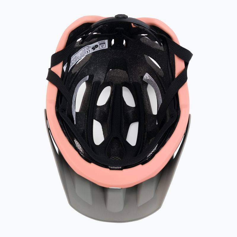 Casco da bici Alpina Carapax 2.0 grigio luna pesca opaco 5