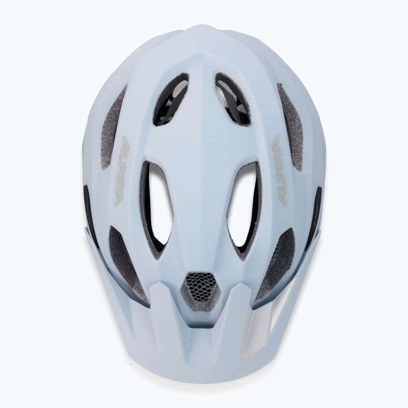 Casco da bici Alpina Carapax 2.0 tortora/grigio opaco 6