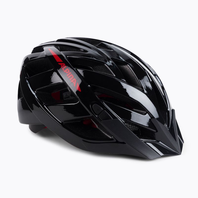 Casco da bici Alpina Panoma 2.0 nero/rosso lucido