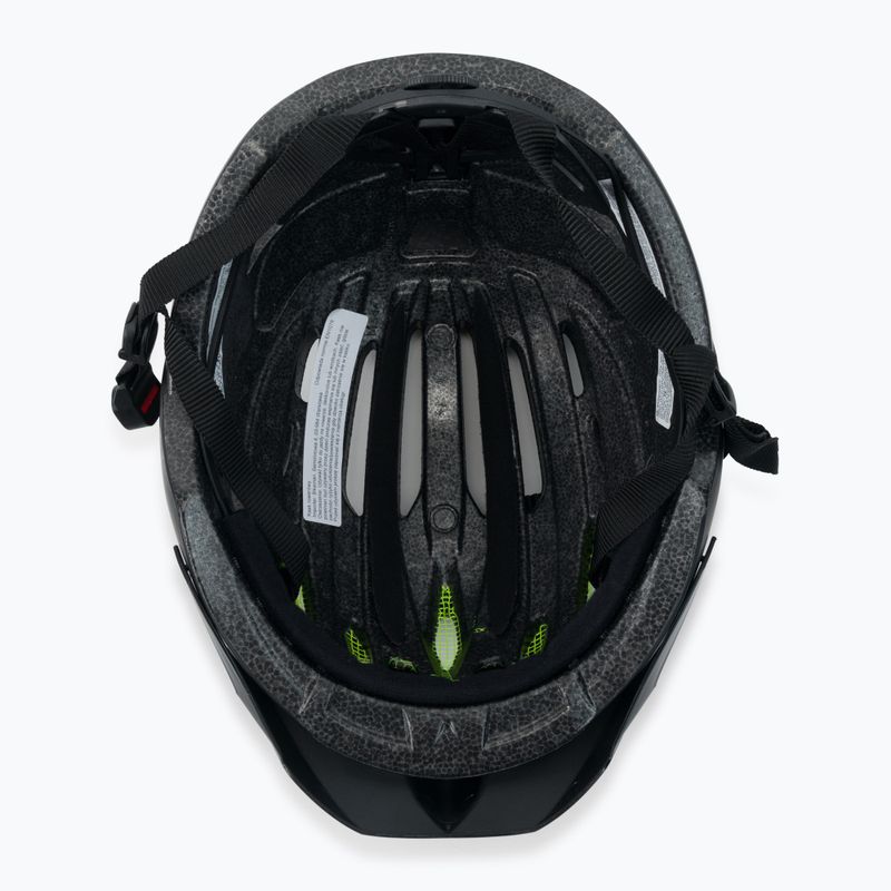 Casco da bici Alpina Parana nero neon/giallo opaco 5