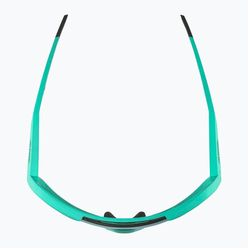 Occhiali da sole Alpina Rocket Q-Lite turchese opaco/verde specchiato 4