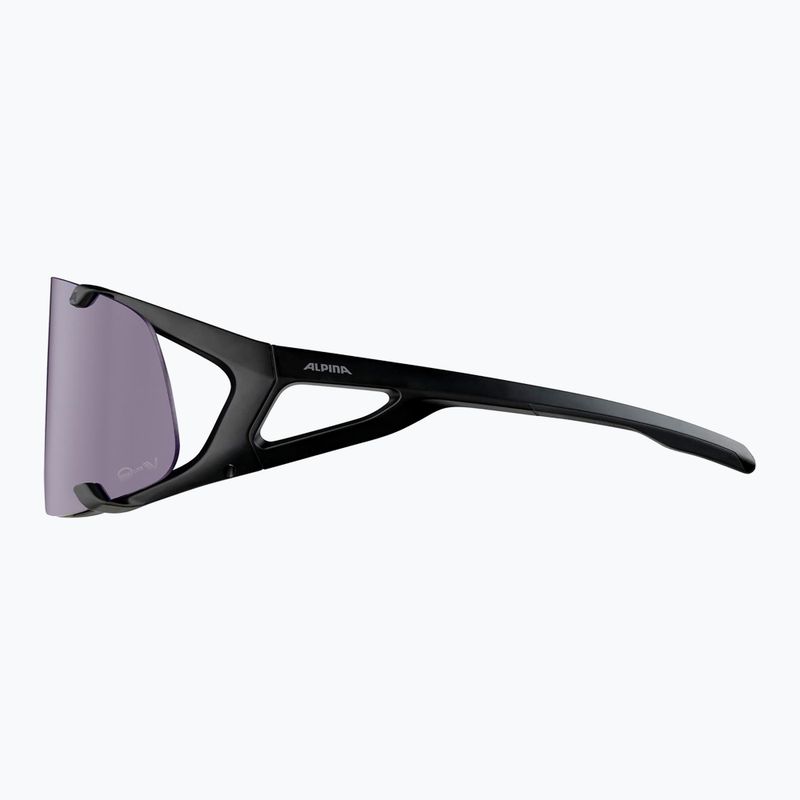 Occhiali da sole Alpina Hawkeye Q-Lite V nero opaco/viola 6