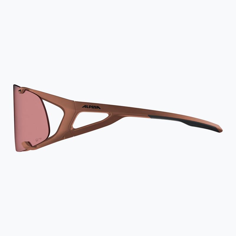 Occhiali da sole Alpina Hawkeye Q-Lite mattone opaco/nero rosso specchiato 3