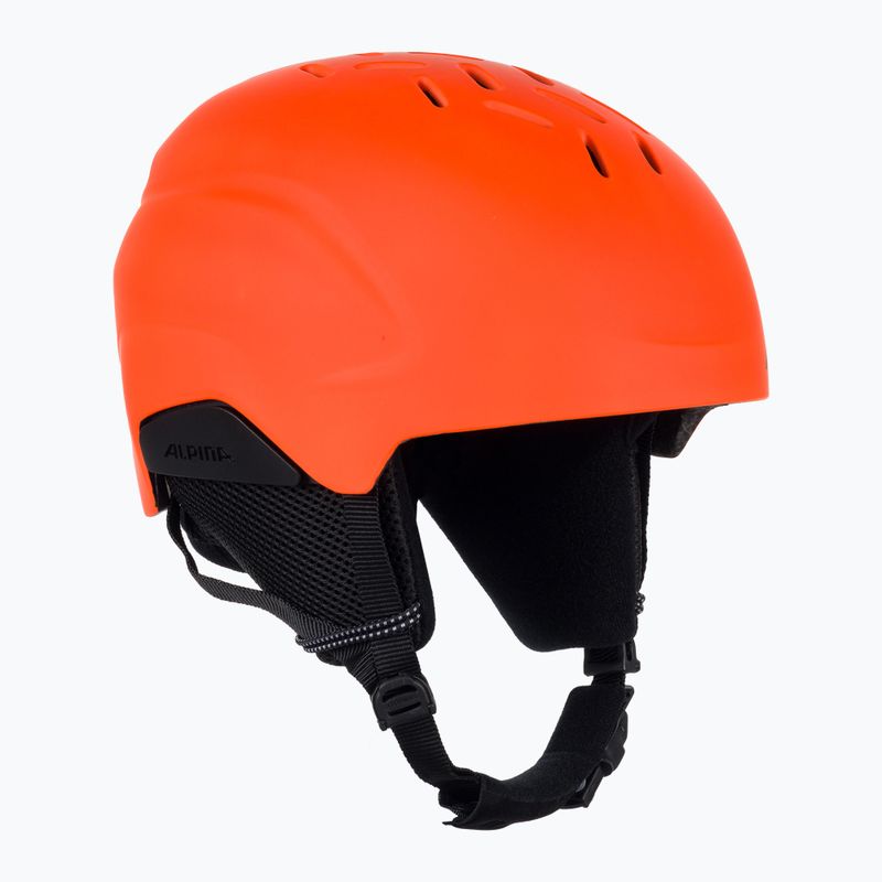 Casco da sci Alpina Pizi per bambini neon/arancio opaco